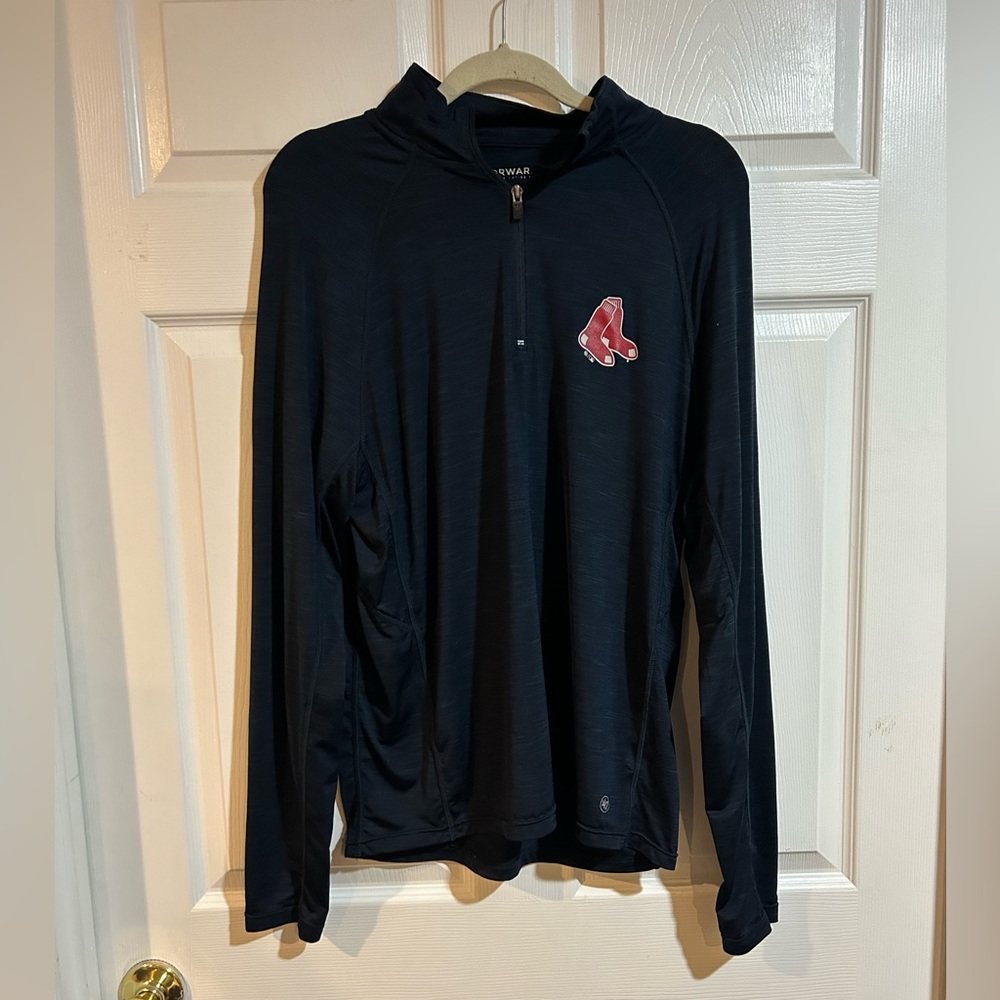 Men’s Boston Red Sox Quarter Zip Dry Fit
